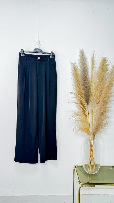 Pantalone Nero Wide Leg