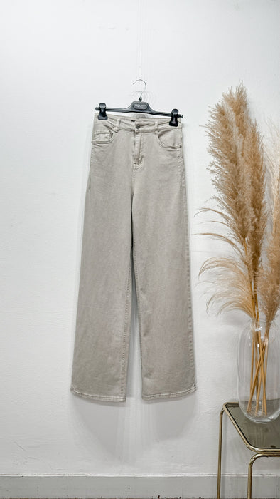 Denim Wide Leg color Naturale