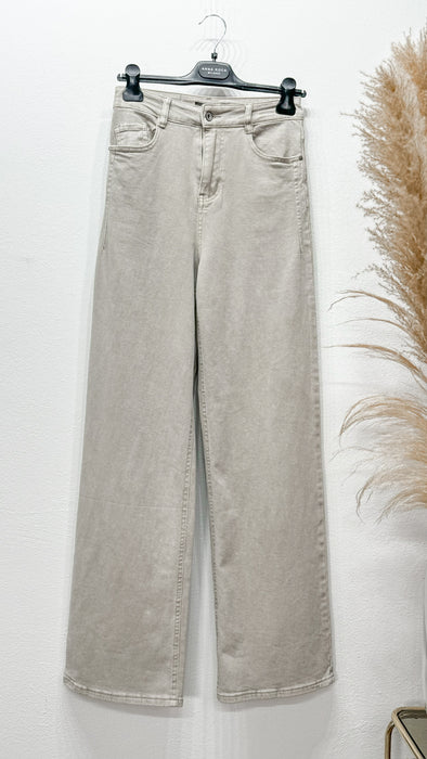 Denim Wide Leg color Naturale