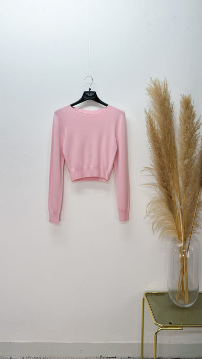 Maglia Girocollo rosa tenue