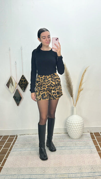 Gonna Short animalier