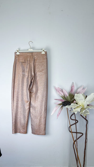Pantaloni Rosa metallizzato